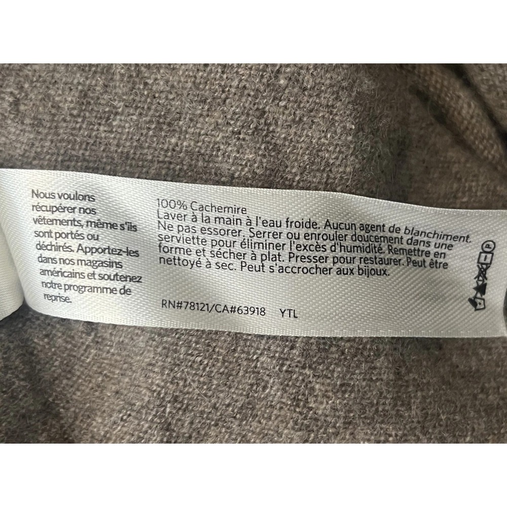 Eileen Fisher Quiet Luxury Cashmere Sweater Women 3X Brown Minimalist Lagenlook - Picture 5 of 11